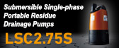 Submersible Single-phase Portable Residue Drainage Pumps LSC2.75S